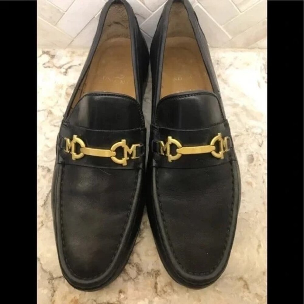 Bruno Magli Kurt horse but black loafers size 9 - Picture 3 of 6